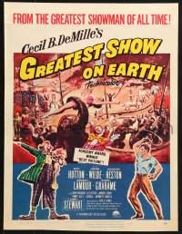 2f285 GREATEST SHOW ON EARTH WC R1967 Cecil B. DeMille classic, Charlton Heston, James Stewart