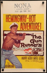 2f288 GUN RUNNERS WC 1958 Audie Murphy, directed by Don Siegel, written by Ernest Hemingway!
