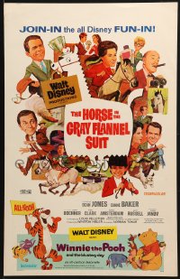 2f296 HORSE IN THE GRAY FLANNEL SUIT/WINNIE THE POOH WC 1969 Walt Disney double-bill!