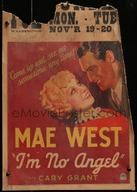 2f302 I'M NO ANGEL WC 1933 Mae West tells Cary Grant to come up and see her sometime - any time!