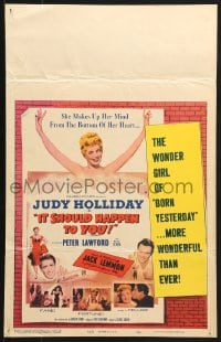 2f307 IT SHOULD HAPPEN TO YOU WC 1954 Judy Holliday, Peter Lawford, Jack Lemmon in his first role!