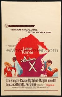 2f329 MADAME X WC 1966 sexy Lana Turner always had a man, but never a name, great art!