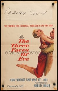2f440 THREE FACES OF EVE WC 1957 Vince Edwards, Joanne Woodward has multiple personalities!