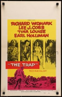 2f452 TRAP WC 1959 Richard Widmark, Lee J. Cobb, sexy Tina Louise, Earl Holliman, film noir!