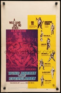 2f470 WIND ACROSS THE EVERGLADES WC 1958 Burl Ives, written by Budd Schulberg, Nicholas Ray!