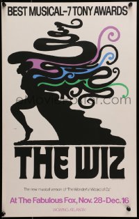 2f472 WIZ stage play WC 1974 new musical version of The Wonderful World of Oz, cool Glaser art!