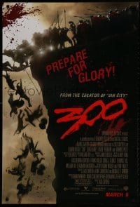 2g036 300 advance 1sh 2007 Zack Snyder directed, Gerard Butler, prepare for glory!