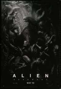 2g051 ALIEN COVENANT style C teaser DS 1sh 2017 Ridley Scott, Fassbender, incredible sci-fi image!