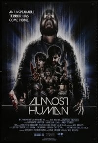 2g055 ALMOST HUMAN 1sh 2013 cool horror artwork by The Dude Designs!