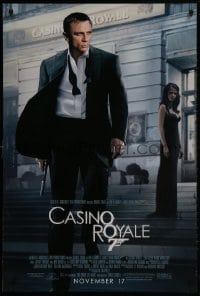 2g159 CASINO ROYALE advance DS 1sh 2006 Daniel Craig as James Bond & sexy Eva Green!
