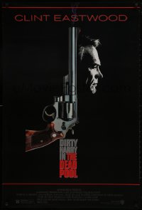 2g216 DEAD POOL 1sh 1988 Clint Eastwood as tough cop Dirty Harry, cool gun image!