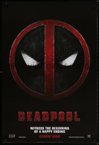 2g217 DEADPOOL style A int'l teaser DS 1sh 2016 Reynolds, Marvel, the beginning of a happy ending!