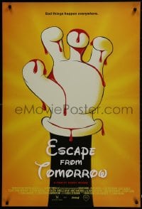 2g278 ESCAPE FROM TOMORROW DS 1sh 2013 bad things happen everywhere, bloody mouse hand!