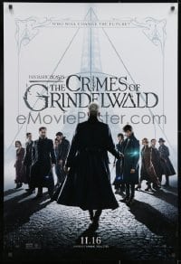 2g285 FANTASTIC BEASTS: THE CRIMES OF GRINDELWALD teaser DS 1sh 2018 who will change the future?