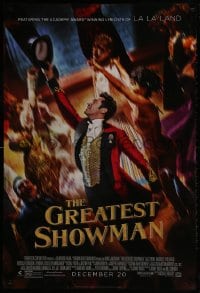 2g356 GREATEST SHOWMAN style B advance DS 1sh 2017 Hugh Jackman as P.T. Barnum, top cast!