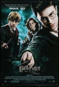 2g384 HARRY POTTER & THE ORDER OF THE PHOENIX IMAX DS 1sh 2007 Radcliffe, experience it in 3D!