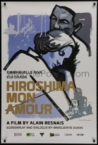 2g415 HIROSHIMA MON AMOUR 1sh R2014 Alain Resnais classic, Emmanuelle Riva, Eiji Okada