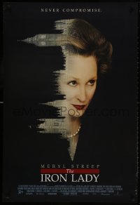 2g467 IRON LADY 1sh 2011 cool image of Meryl Streep as Margaret Thatcher!
