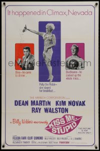2g514 KISS ME, STUPID 1sh 1965 directed by Billy Wilder, Kim Novak, Dean Martin, Ray Walston!