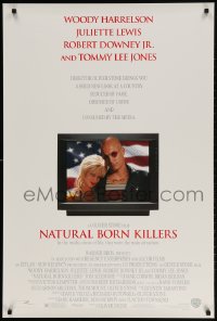 2g634 NATURAL BORN KILLERS DS 1sh 1994 Oliver Stone, Woody Harrelson & Juliette Lewis on TV!