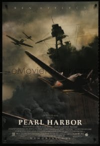 2g673 PEARL HARBOR advance DS 1sh 2001 Ben Affleck, Beckinsale, Hartnett, bombers over battleship!