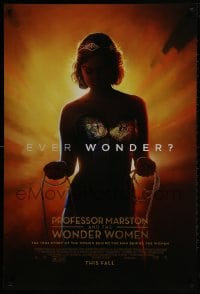2g712 PROFESSOR MARSTON & THE WONDER WOMEN advance DS 1sh 2017 Wonder Woman, Bella Heathcote!