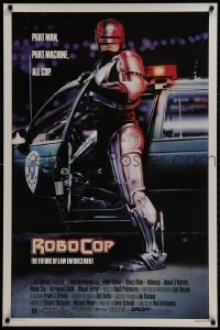 2g758 ROBOCOP 1sh 1987 Paul Verhoeven classic, Peter Weller is part man, part machine, all cop!