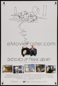 2g811 SKETCHES OF FRANK GEHRY DS 1sh 2006 directed by Sydney Pollack ! Frank Gehry, Dennis Hopper!
