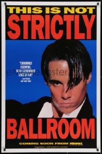 2g869 STRICTLY BALLROOM teaser 1sh 1992 cool close-up image of intense dancer Paul Mercurio!