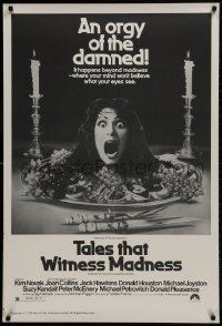 2g885 TALES THAT WITNESS MADNESS 1sh 1973 wacky screaming head on food platter horror image!