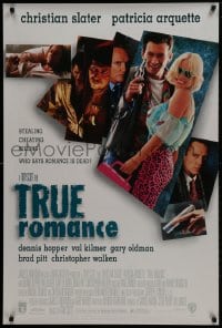 2g926 TRUE ROMANCE DS 1sh 1993 Christian Slater, Patricia Arquette, by Quentin Tarantino!