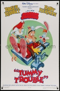 2g932 TUMMY TROUBLE DS 1sh 1989 Roger Rabbit & sexy Jessica with doctor Baby Herman, unrated style!