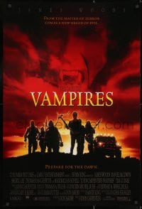 2g945 VAMPIRES DS 1sh 1998 John Carpenter, James Woods, cool vampire hunter image!