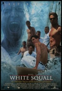 2g967 WHITE SQUALL DS 1sh 1996 directed by Ridley Scott, barechested sailor Jeff Bridges!