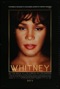 2g968 WHITNEY advance DS 1sh 2018 the life and music of Ms. Houston, Bobby Brown, Warwick, Gaye!