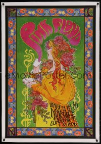 2j143 PINK FLOYD linen 24x36 commercial poster 2016 Masse art, 1966 concert at London Marquee Club!