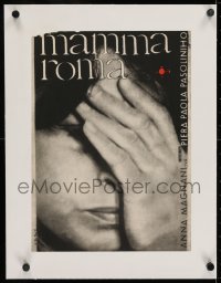 2j307 MAMMA ROMA linen Czech 12x16 1963 directed by Pier Paolo Pasolini, super c/u of Anna Magnani!