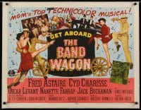 2j077 BAND WAGON linen style B 1/2sh 1953 Fred Astaire, sexy Cyd Charisse, Vincente Minnelli classic!