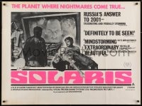 2k218 SOLARIS British quad 1972 Andrei Tarkovsky's original Russian version, Solyaris!