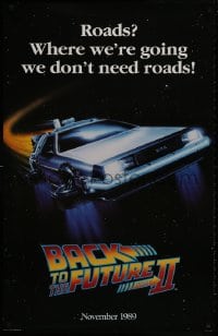 2k088 BACK TO THE FUTURE II 25x39 commercial poster 1989 Wallen Green Direct Marketing, ultra rare!