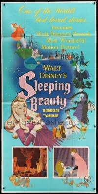 2m143 SLEEPING BEAUTY 3sh 1959 Walt Disney cartoon fairy tale fantasy classic, rare first release!