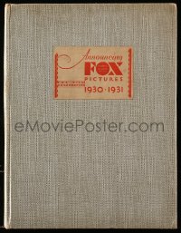 2m087 FOX 1930-31 campaign book 1930 Humphrey Bogart, John Wayne, Muni, incredible art, ultra rare!