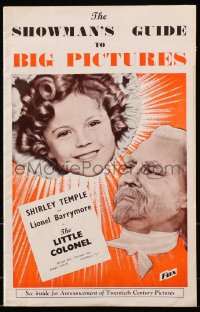 2m085 FOX 1935-36 English campaign book 1935 three Shirley Temple movies, Dante's Inferno & more, rare!