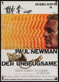 2m177 COOL HAND LUKE German 1967 great art of escaped convict Paul Newman by Rolf Goetze!