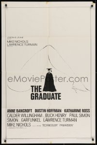 2m210 GRADUATE pre-Awards style B 1sh 1968 classic art of Dustin Hoffman & sexy leg!