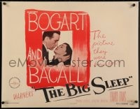 2m046 BIG SLEEP 1/2sh 1946 Humphrey Bogart & Lauren Bacall were born for this movie, ultra rare!