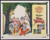 2m052 FOX & THE HOUND 1/2sh 1981 two friends who didn't know they were supposed to be enemies!