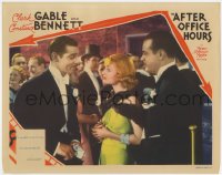 2m273 AFTER OFFICE HOURS LC 1935 Clark Gable tells Constance Bennett he wouldn't work for her!