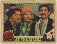 2m275 AT THE CIRCUS LC 1939 Marx Bros Groucho, Chico & Harpo, does anybody look suspicious, rare!