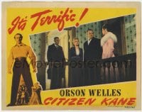 2m293 CITIZEN KANE LC 1941 Orson Welles, Ray Collins, Dorothy Comingore, Ruth Warrick